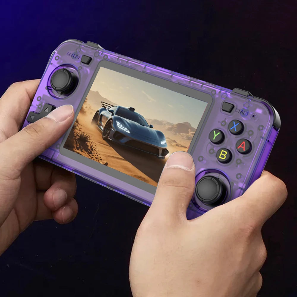 New R36H Retro Handheld Console Open-Source Linux System Classic Game Consoles 3.5 inch IPS Screen 64G Portable Video Player