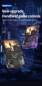 K36S Retro Handheld Game Console 128G Mini Portable 3.5-Inch IPS Screen Video Game Consoles 64G Linux Pocket Game Player Gifts
