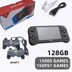 VILCORN X50 MAX Handheld Game Console for PS1 Retro Games Kids Video Game Player for GBA/SNES Portable Audio Gaming Console