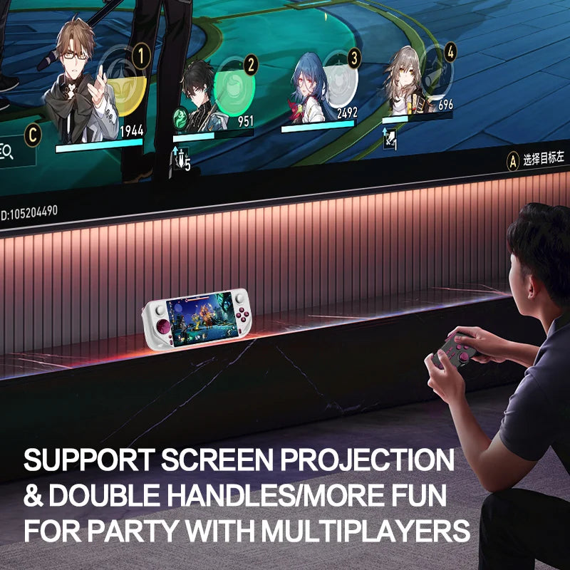 2025 E6MAX Android Convenient Handheld Game Players 8-core 64 bit touch screen 4+32GB Retro Nostalgic 5-Inch Screen Game Machine