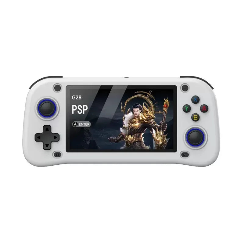 G28 Retro Handheld Video Game Console 64GB 4.3 Inch MIPI Screen Portable Linux System Pocket Player with 128GB 20000+ Games