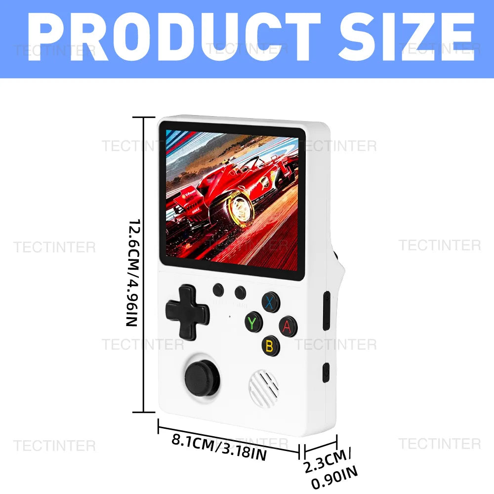 GB350 Handheld Game Player 3.5Inch IPS Screen Built-in 64G 20000+ Games Linux System Portable Retro Video Game Console For PS1