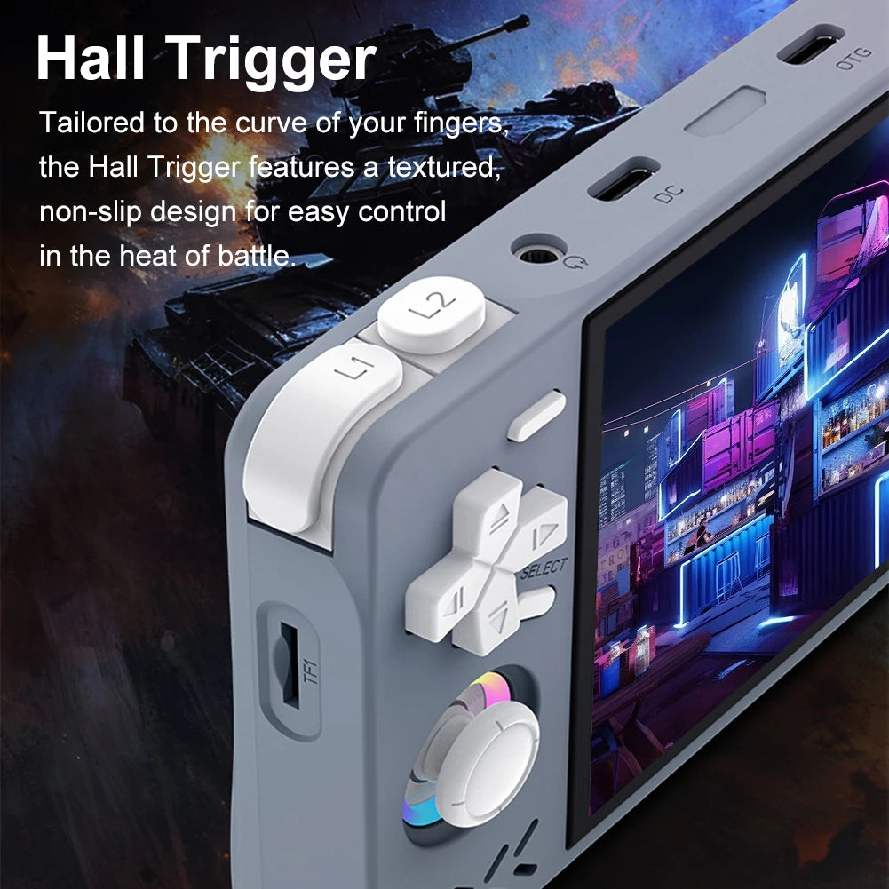 XF40H Video Game Console 4.0inch IPS Screen 2.4G WIFI RK3326 1.5 GHz 64bit Open Source Linux System 4000mAh Retro Game Player