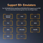 Kinhank K56 Handheld Game Console Android 14 5.5 inch Touch Screen With 50+ Emulators Retro Video Games  For DC/MAME/SS/PSP