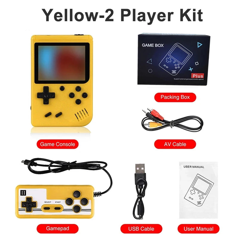 Retro Portable Mini Handheld Video Game Console 8-Bit 3.0 Inch Color LCD Color Game Player Built-in 400 games For Kids Gifts