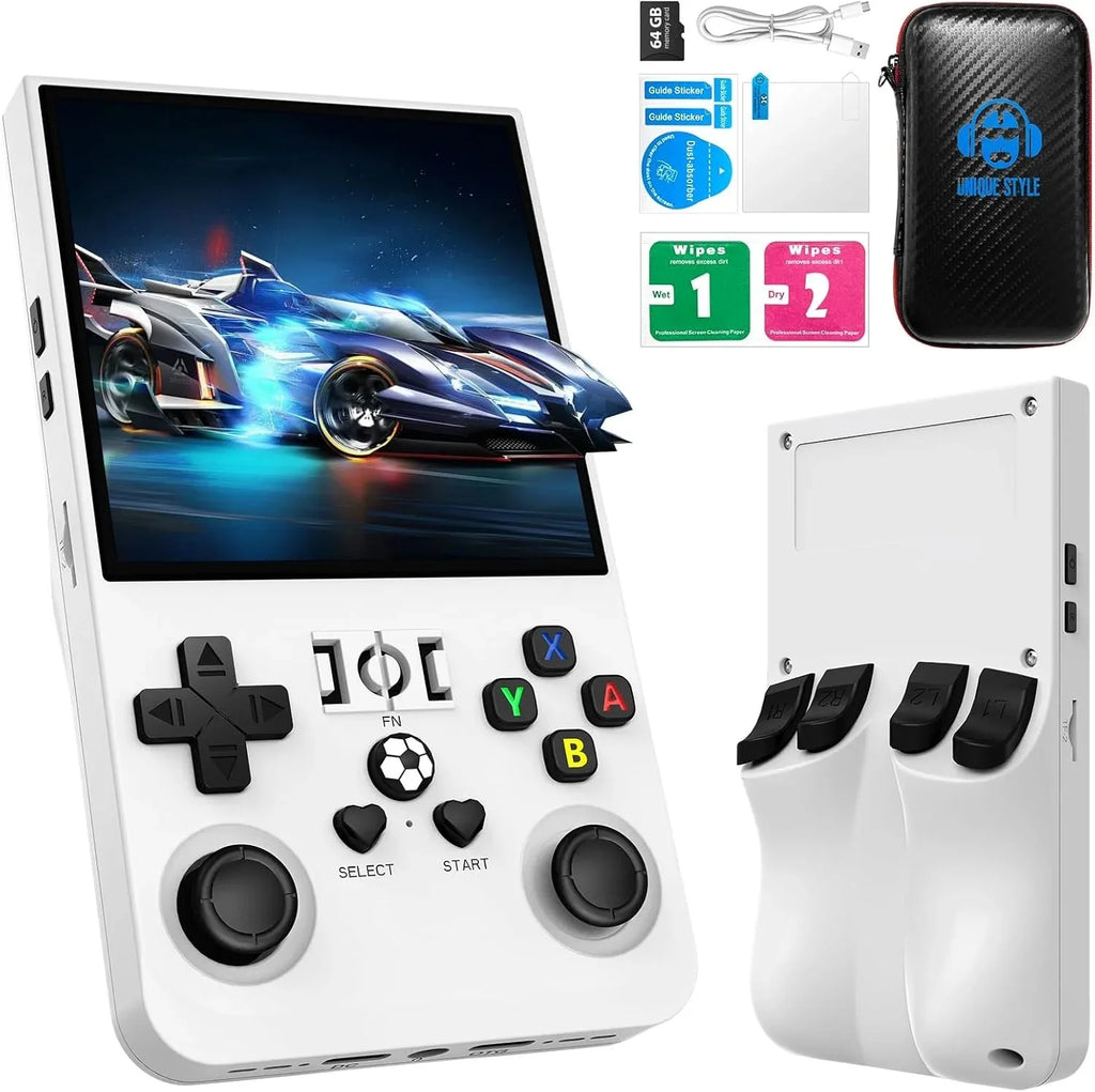 R36 MAX Retro Handheld Game  4.0Inch IPS Screen Console 128GB Portable Pocket Video Player Supports 30+ Emulators