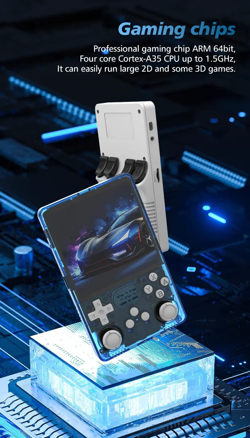 2025 R36S R36Plus Retro Handheld Game Console Linux 64-bit System 4"/3.5" IPS Screen RK3326 Portable Pocket Video Player For PS1