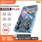 2025 R36S R36Plus Retro Handheld Game Console Linux 64-bit System 4"/3.5" IPS Screen RK3326 Portable Pocket Video Player For PS1