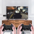 M8 Video Game Console 64GBuilt-in 30000 Games 2.4GB Dual Handle Wireless Controller 4k HD simulator For GBA TV Game Stick PK X2