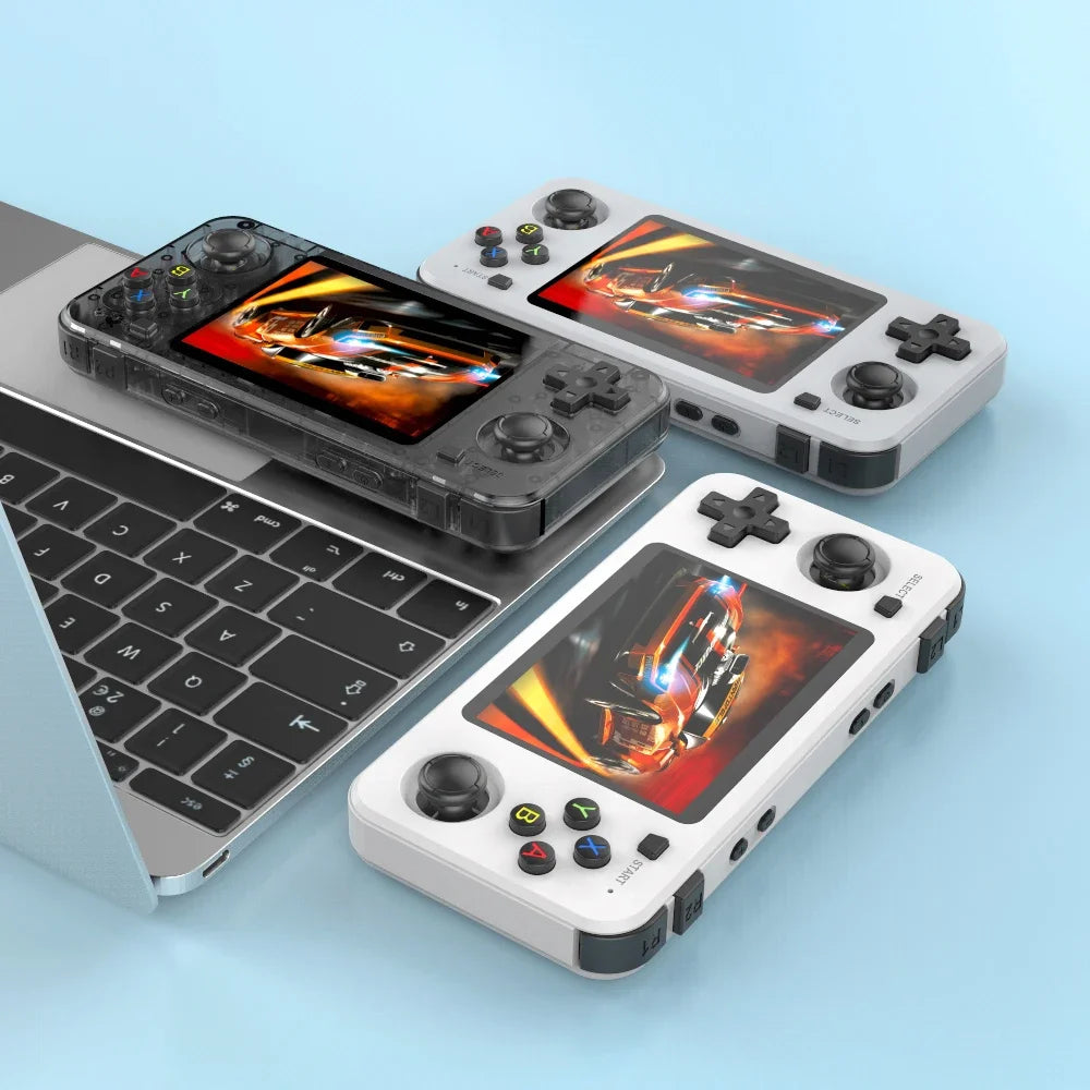 New R36H Retro Handheld Console Open-Source Linux System Classic Game Consoles 3.5 inch IPS Screen 64G Portable Video Player