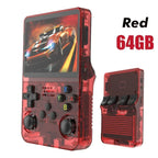 BOYHOM Original ARKOS 256G/128G/64G R36S Open Source Retro Handheld Game Console 3.5'' IPS Portable Pocket Game Player MAX