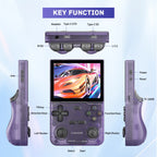 KINHANK Open Source K36 Retro Handheld Video Game Console 16000 Games Emulator for PS1/PSP/DC/N64/SS 500nit 3.5 Inch IPS Screen