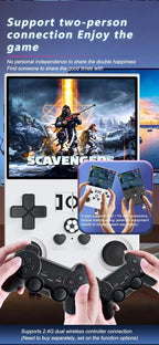 Retro Game R36 Pro – 3.5" HD Display, Open-Source OS, 128GB Preloaded Games, Classic Portable Console