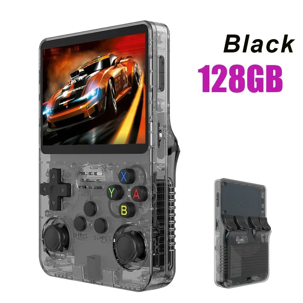 BOYHOM Original ARKOS 256G/128G/64G R36S Open Source Retro Handheld Game Console 3.5'' IPS Portable Pocket Game Player MAX