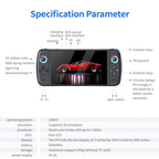 2025 new M27 Portable Pocket Retro Handheld Video Game Console 7.0Inch IPS Screen 1024*600 Display Support LINUX Emelec HDMI Out