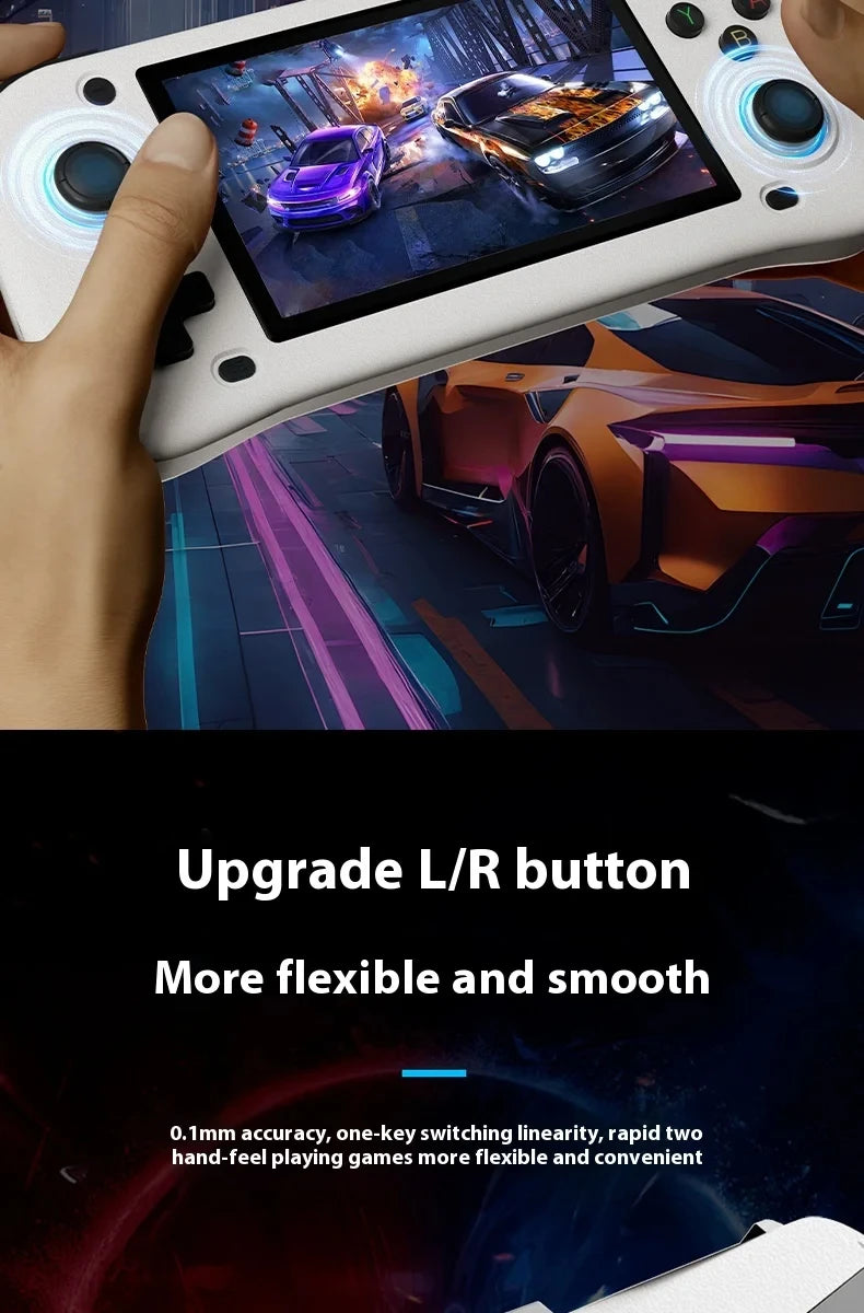 G28 Retro Handheld Video Game Console 64GB 4.3 Inch MIPI Screen Portable Linux System Pocket Player with 128GB 20000+ Games