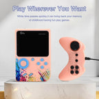 Video Game Console Mini Portable Retro TV Handheld Game Player Built-in 500 Games LCD Screen AV Output Support 2 Player Gamepad