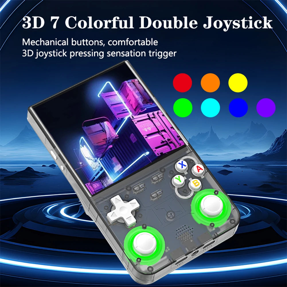 R36 Ultra Retro Handheld Game Console 4.0-inch Open-source Linux System 128/64GB Portable Video Player Handheld Game Console