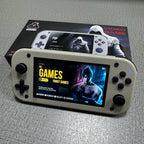 M17 Handheld Video Game Console, Open Source Sistema Linux Pocket Video Player portátil, Retro Gaming Console, 4,3"Tela 64G 128G