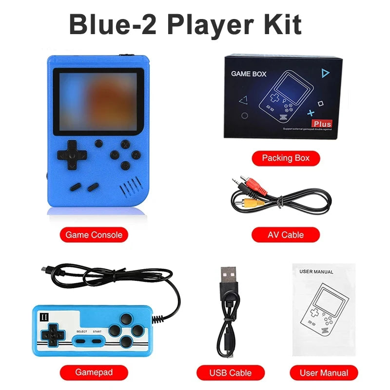 Retro Portable Mini Handheld Video Game Console 8-Bit 3.0 Inch Color LCD Color Game Player Built-in 400 games For Kids Gifts
