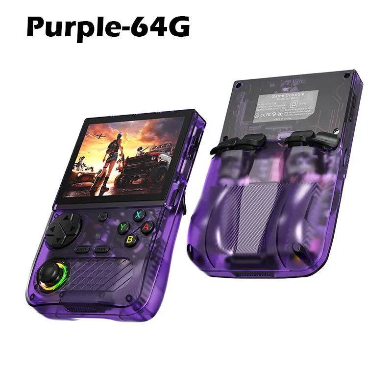 K36S Retro Handheld Game Console 128G Mini Portable 3.5-Inch IPS Screen Video Game Consoles 64G Linux Pocket Game Player Gifts