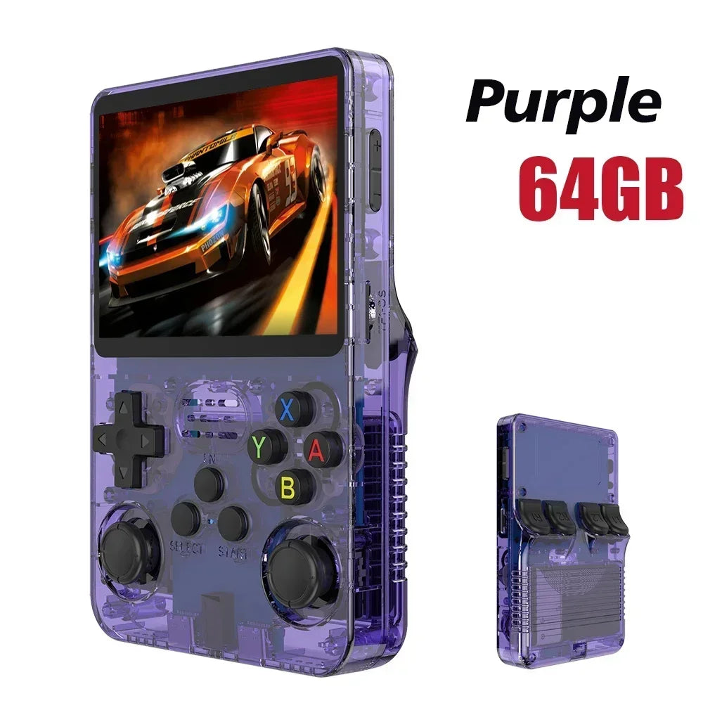 BOYHOM Original ARKOS 256G/128G/64G R36S Open Source Retro Handheld Game Console 3.5'' IPS Portable Pocket Game Player MAX