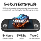TRIMUI Smart Pro Video Game Console for Kids Adult 4.96 Inch Screen Linux Pocket Double Joystick Handheld Game Player Console