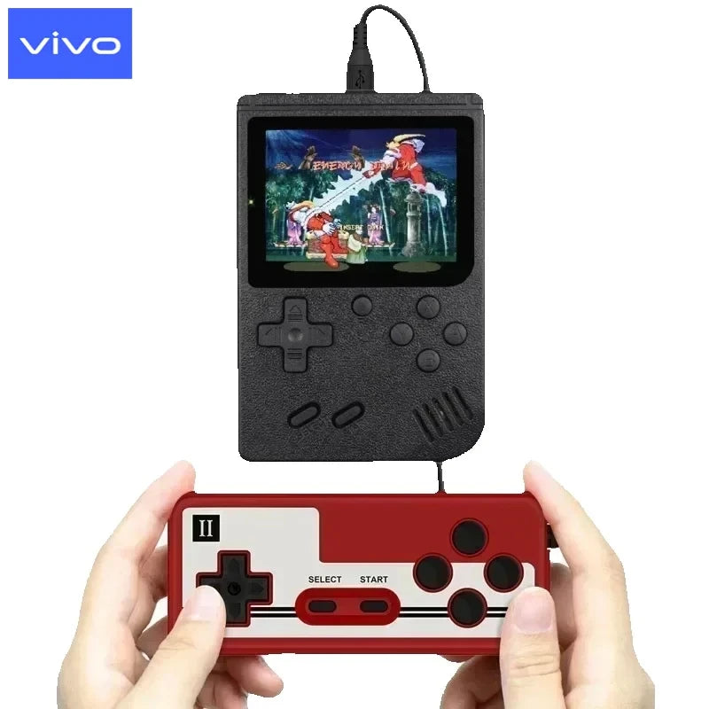 VIVO Portable Retro Mini Game Console 8-Bit Handheld Game Player Built-in 500 Games AV Out Game Console Valentine's Day Gift