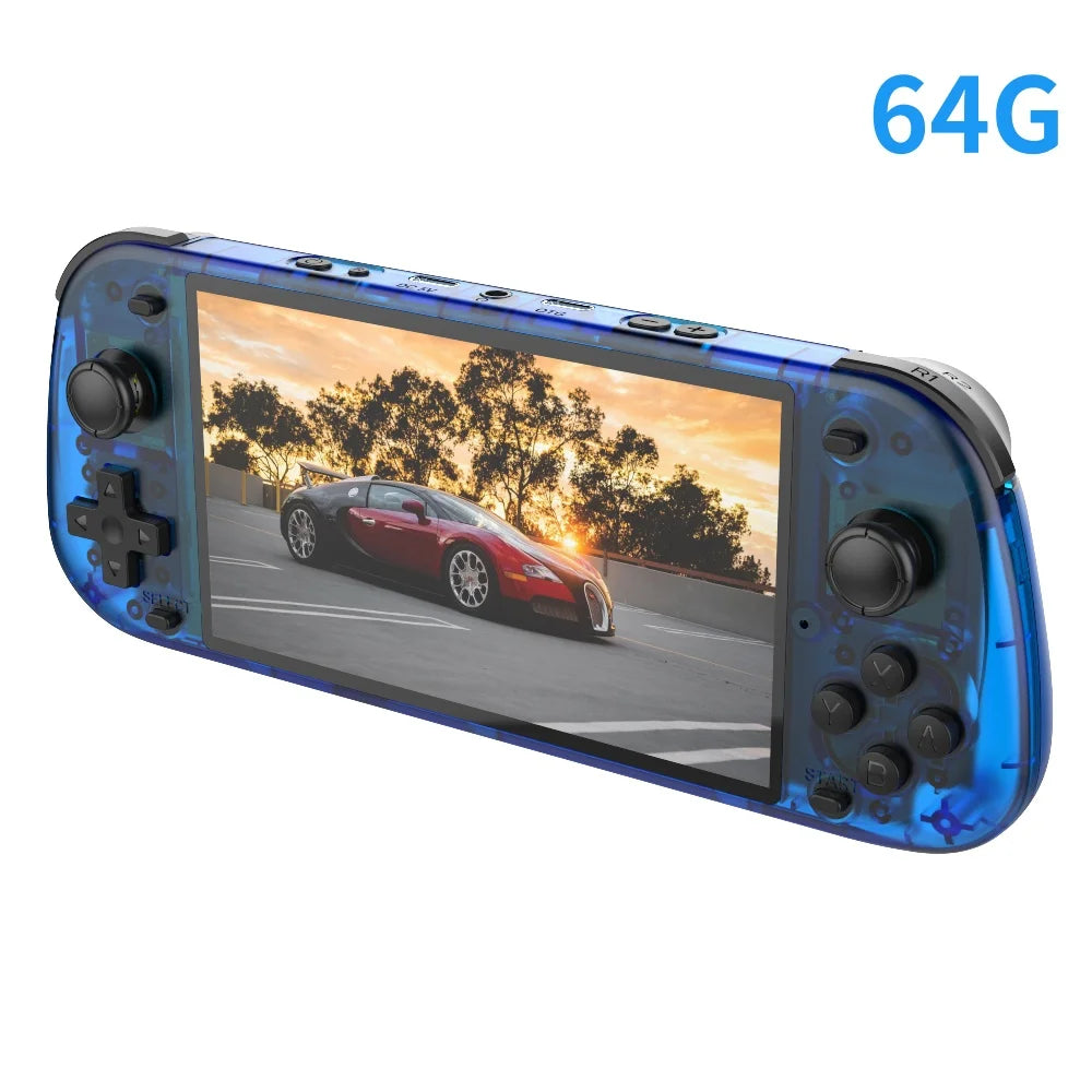 R46S Retro Handheld Game Console Linux System Support WIFI Bluetooth 4 inch Pocket Video Player For PS1 N64 PSP 3D Game R50S