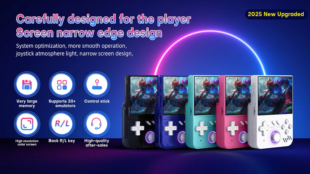 AISLPC Mini Portable MY MINI Retro Handheld Video Game Console 3.5-inch Linux System Handheld Video Player 128GB 15000 Games