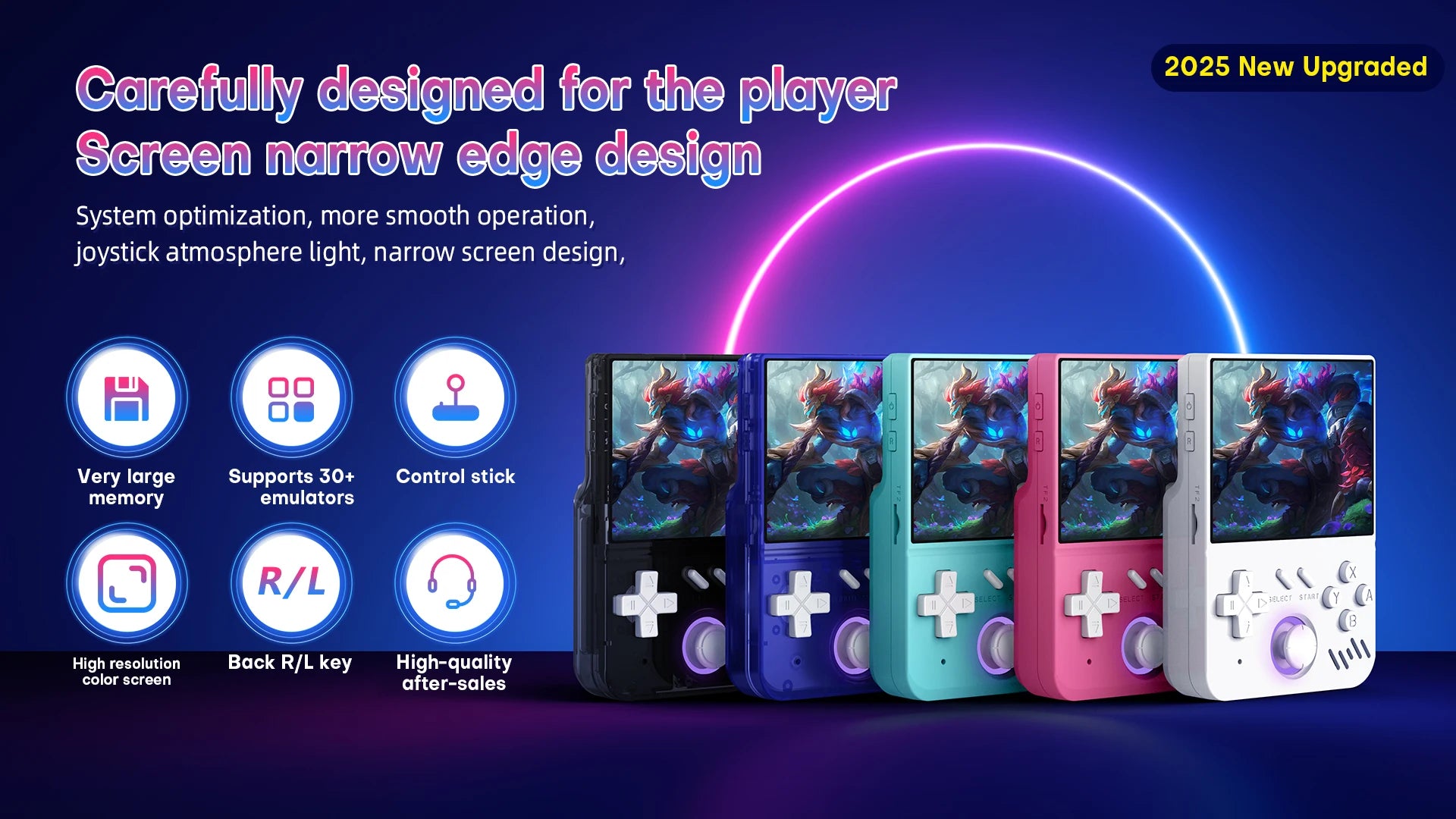 AISLPC Mini Portable MY MINI Retro Handheld Video Game Console 3.5-inch Linux System Handheld Video Player 128GB 15000 Games