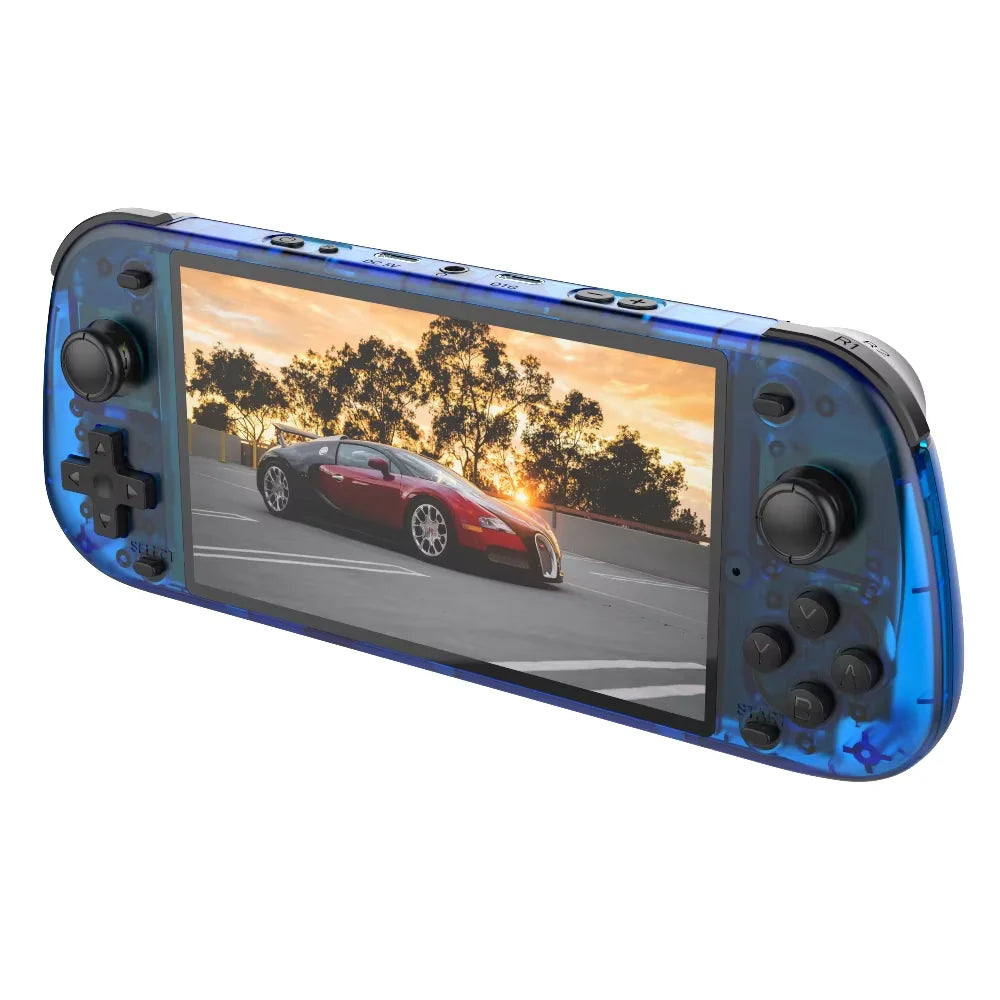 New Upgrade R50S Video Games Console 128G 5.1inch IPS Screen Two-player 20000+ Classic Games Retroid Pocket Game Console