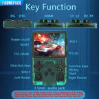 New R36S Game Console, Support HDMI High Definition Output Connection Display, 2.4G Wireless Handle Connection, Double Happy