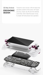 2025 E6MAX Android Convenient Handheld Game Players 8-core 64 bit touch screen 4+32GB Retro Nostalgic 5-Inch Screen Game Machine