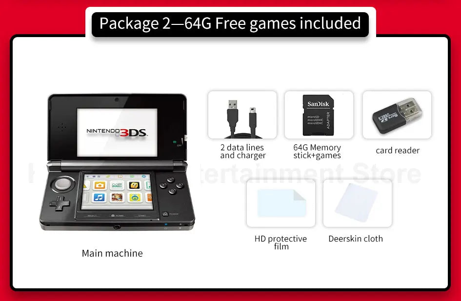 Original 3DS 3DSXL 3DSLL Game Console handheld game Console Free Games for Nintendo 3DS
