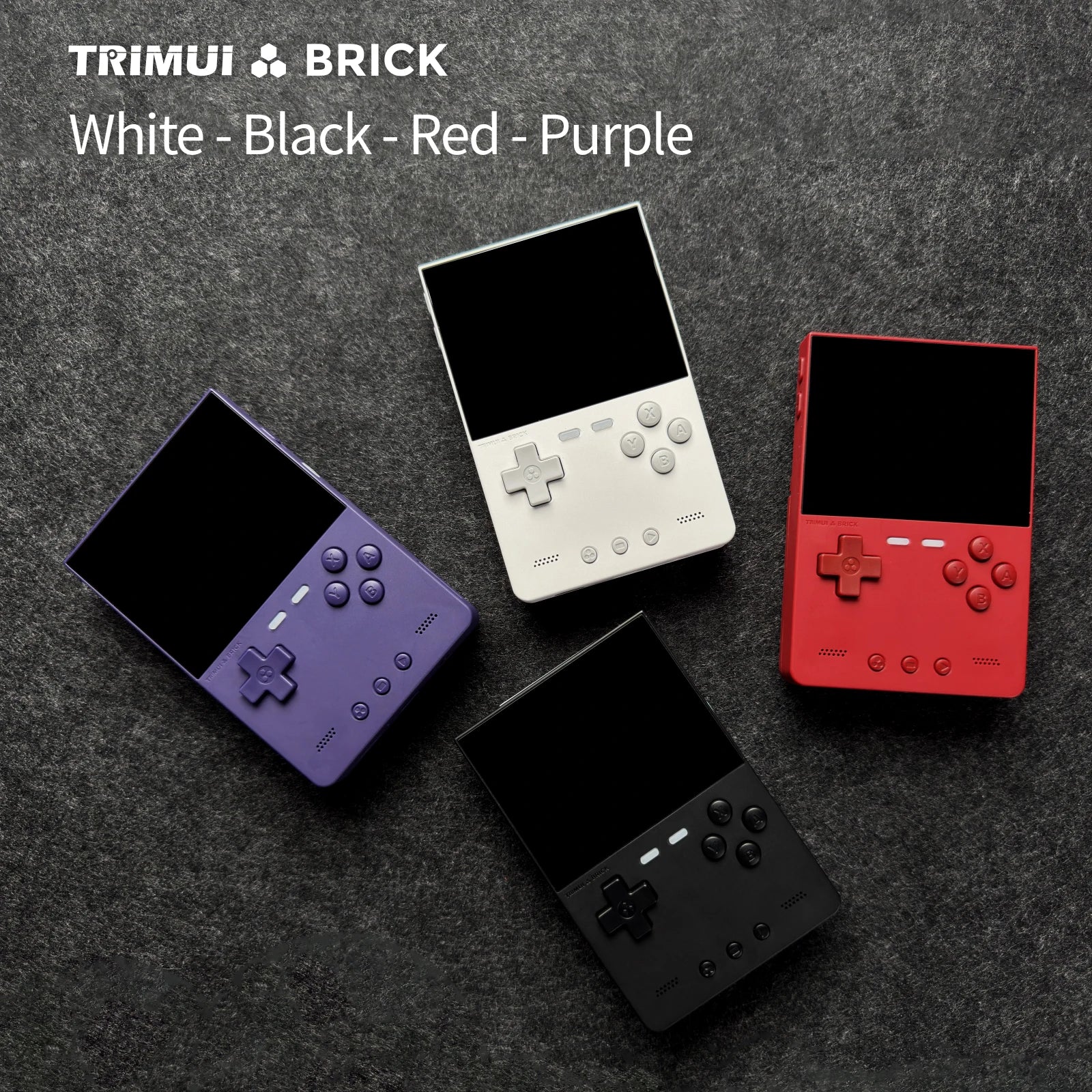 TRIMUI BRICK Handheld Game Console 3.2'' IPS Screen A133P Linux System Trimui UI Metal Back Panel Key LED Lighting Free Keycaps