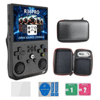 Retro Game R36 Pro – 3.5" HD Display, Open-Source OS, 128GB Preloaded Games, Classic Portable Console