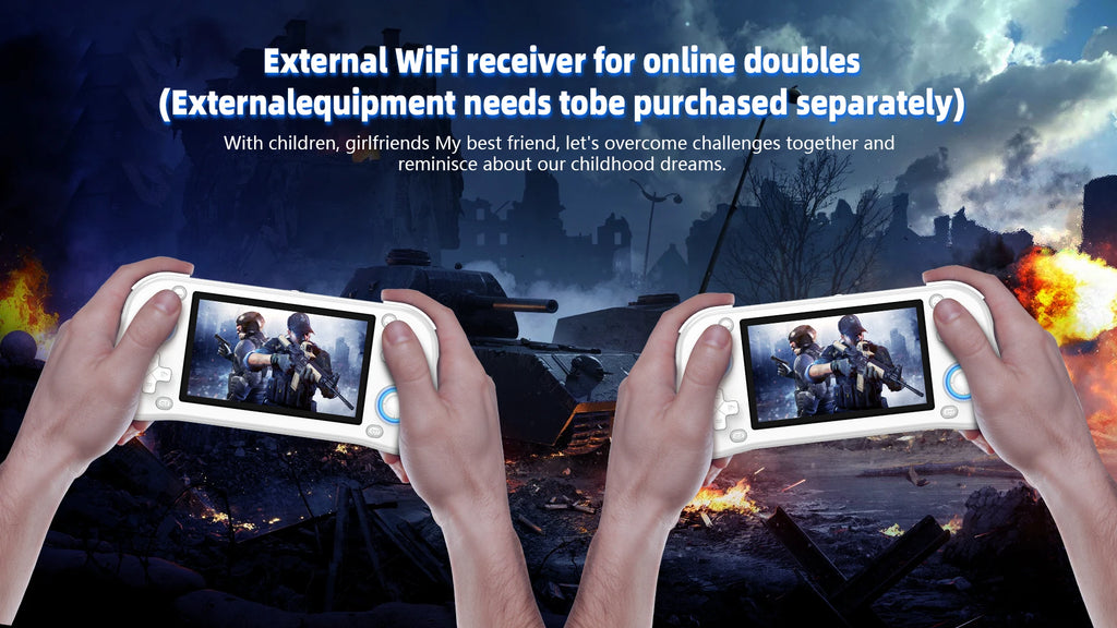 AISLPC XF43 Retro Handheld Game Console 4.3 inch Linux System Gaming Players Portable Pocket Hand Game Video Devices Play Gift