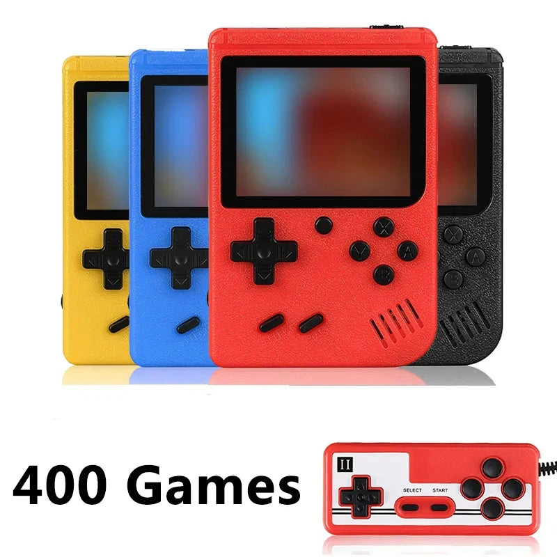 Retro Portable Mini Handheld Video Game Console 8-Bit 3.0 Inch Color LCD Color Game Player Built-in 400 games For Kids Gifts