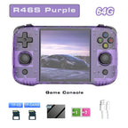 R46S Retro Handheld Game Console Linux System Support WIFI Bluetooth 4 inch Pocket Video Player For PS1 N64 PSP 3D Game R50S