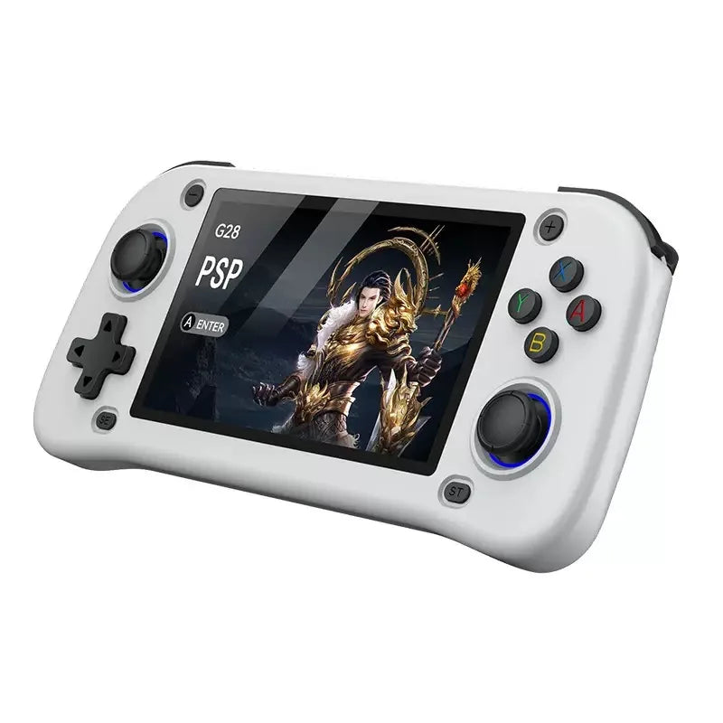 G28 Retro Handheld Video Game Console 64GB 4.3 Inch MIPI Screen Portable Linux System Pocket Player with 128GB 20000+ Games