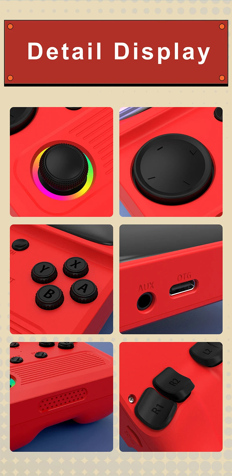 R36T Retro Handheld Video Game Console EmuEMEC System 3.5 Inch IPS Screen 2025 New Upgrade Portable Pocket Video Party Player