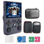 Retro Game R36 Pro – 3.5" HD Display, Open-Source OS, 128GB Preloaded Games, Classic Portable Console
