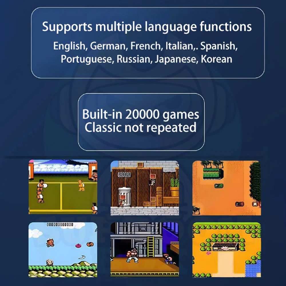 J36 Ultra 128G Retro Handheld Game Console 3.5 Inch Video Portable Game Player 20+ simulator 5G WIFI Global Networking