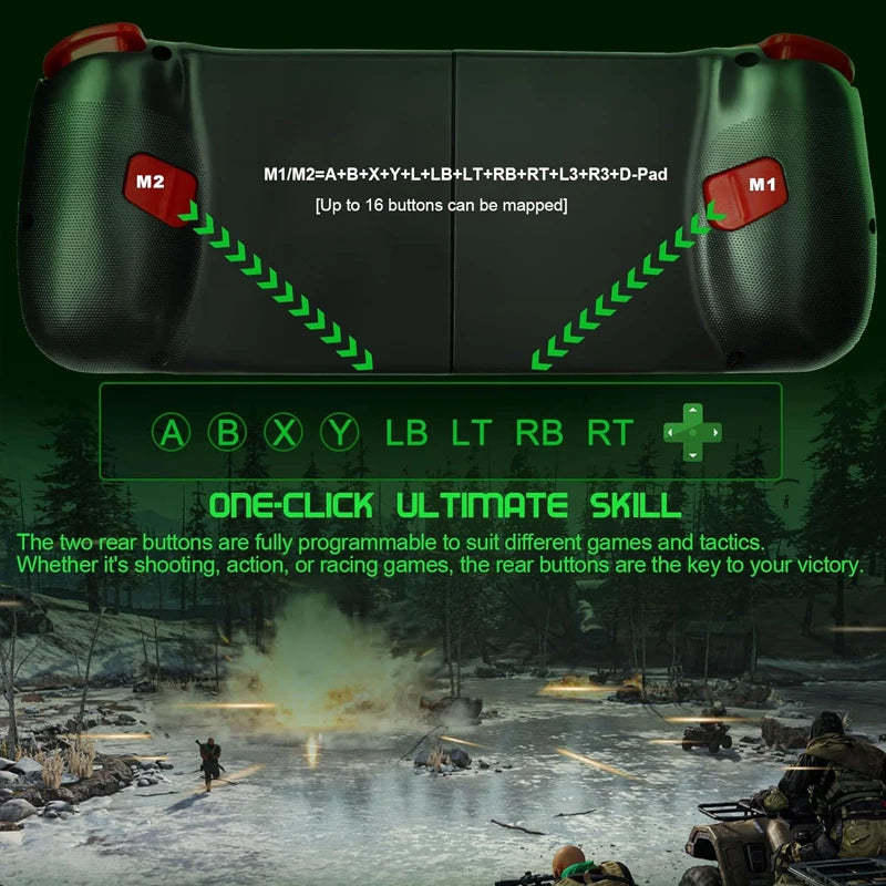 Mobile Controller For IPhone/Android, Ergonomically Designed Mobile Game Controller - Wireless Gamepad For Cloud Gaming And PS