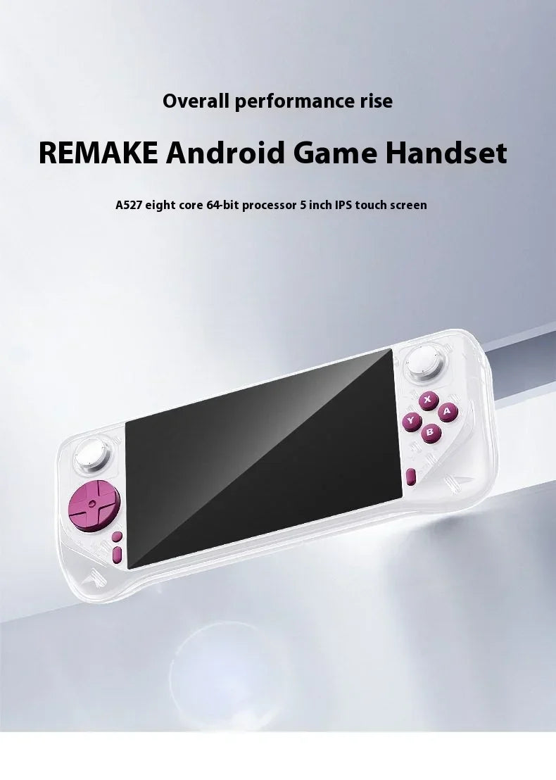 E6 MAX Game Console 5Inch 1280*720 DPI IPS Touch Screen 5000mAh Hall Joystick Handheld Game Consoles Support Projection Custom