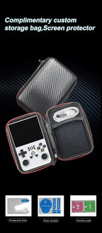 Open Source R36PRO Handheld Game Console Linux System 3.5inch HD Screen 4000mAh Play 6h 1GB+8GB RAM, Support TFcard 64GB 128GB