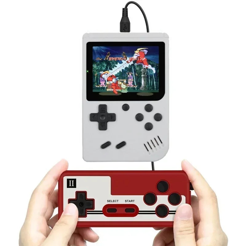 Retro Mini Handheld Video Game Console 8-Bit 3 Inch Color LCD Kids Game Player with Built-in 400 Games Portable Entertainment