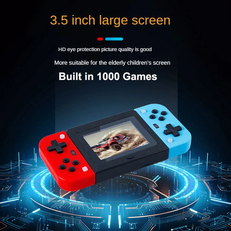 Retro Handheld Game Console 8 Bit Video Game Portail Built In 1000 Games 3.5'' Mini Consola Videojuegos Portable Player Games