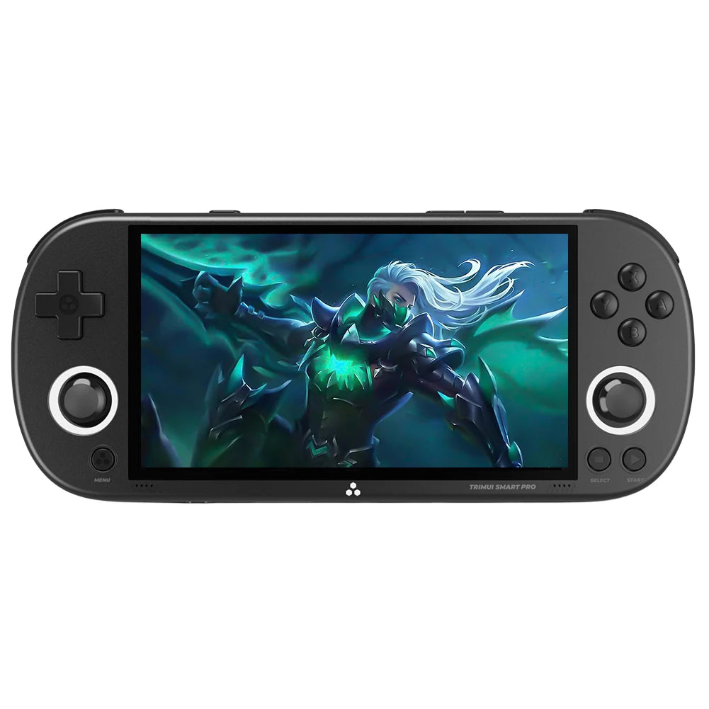 TRIMUI Smart Pro Video Game Console for Kids Adult 4.96 Inch Screen Linux Pocket Double Joystick Handheld Game Player Console